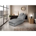 Chaise lounge chair Eltaco, Vero 04, grey, H95x85x170cm