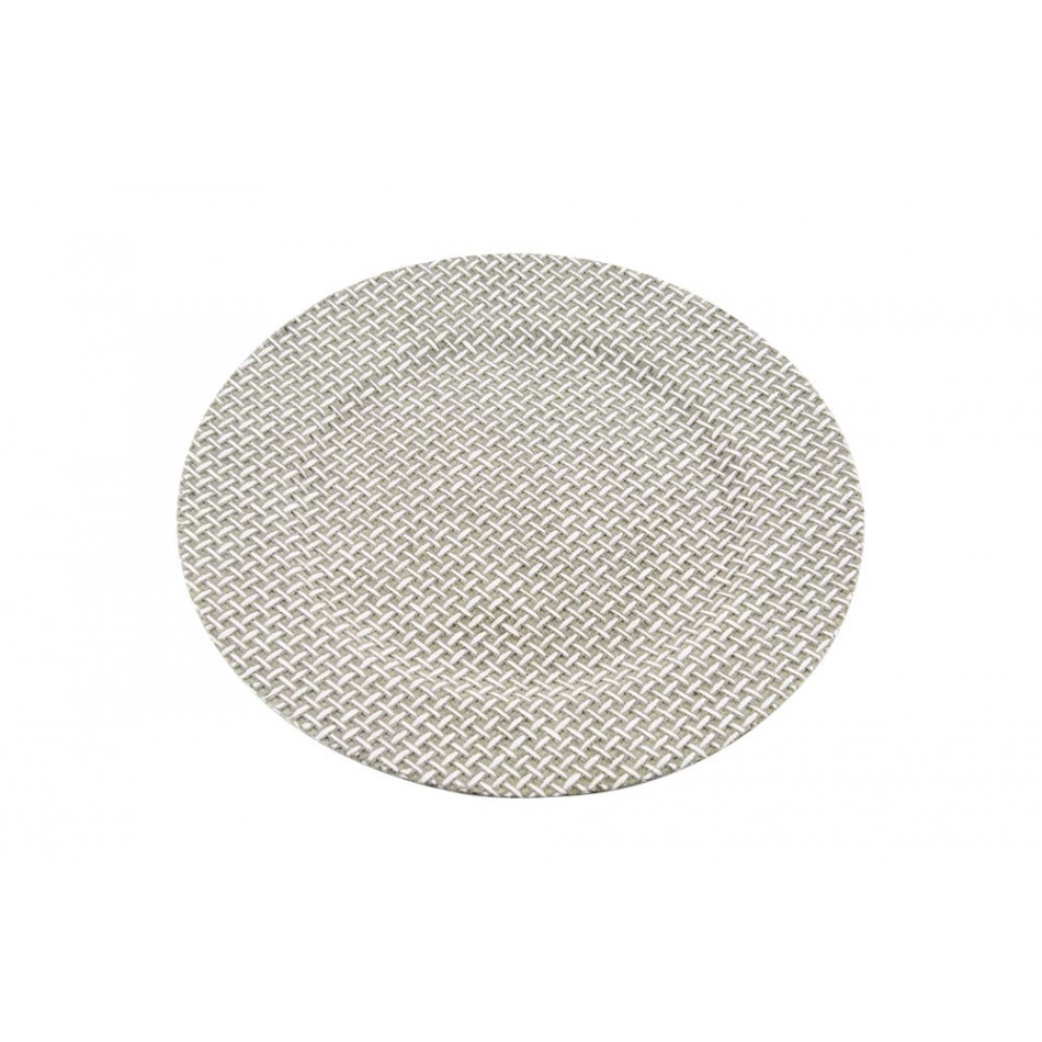 Decorative plastic Plate, grey D33cm