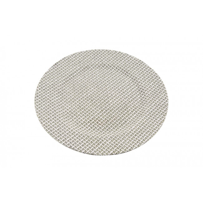 Decorative plastic Plate, grey D33cm
