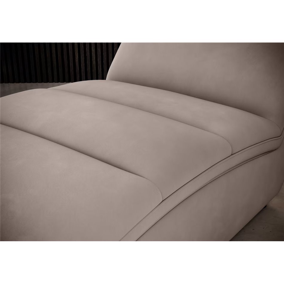 Chaise lounge chair Eltaco, Sola 18, beige, H95x85x170cm