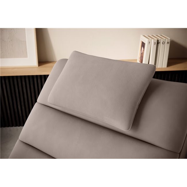 Chaise lounge chair Eltaco, Sola 18, beige, H95x85x170cm