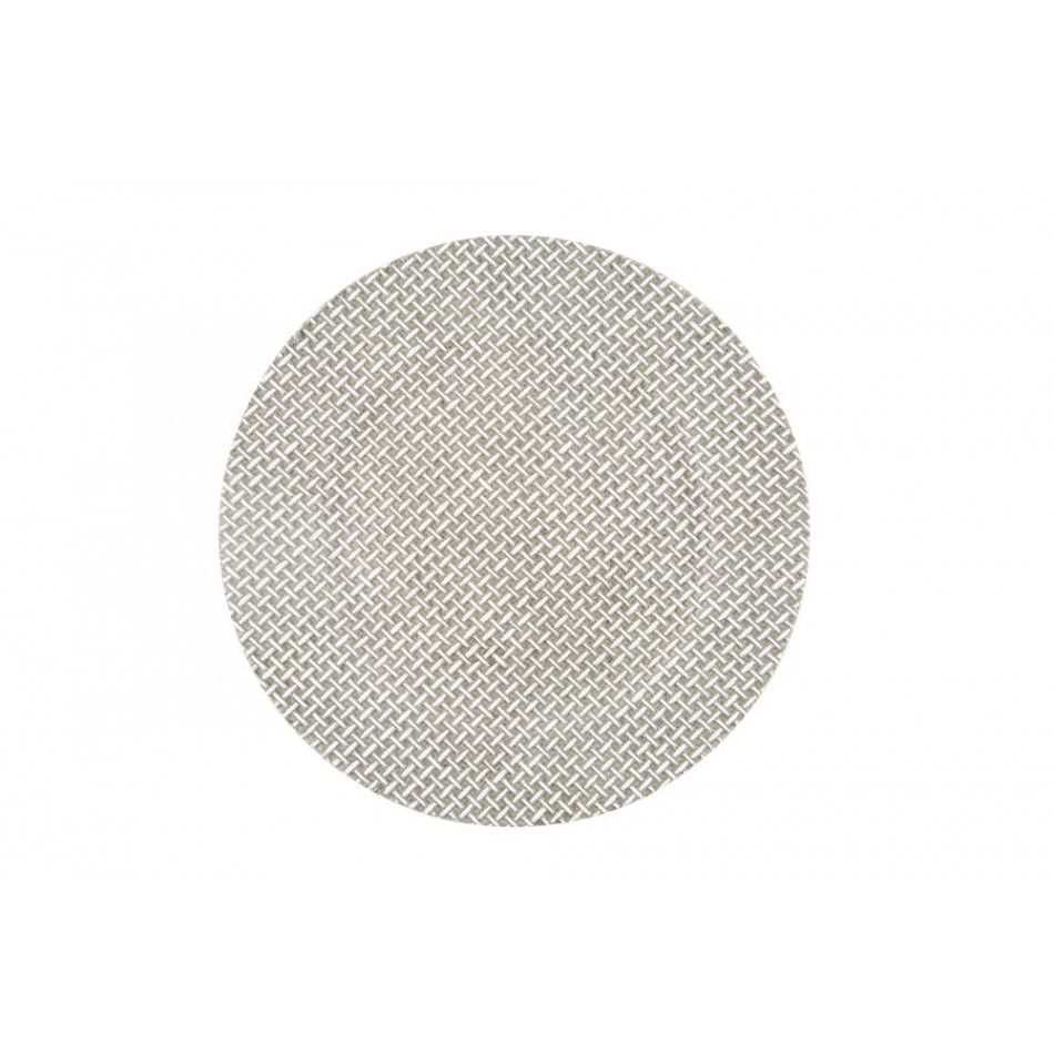 Decorative plastic Plate, grey D33cm