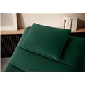 Chaise lounge chair Eltaco, Nube 35, velvet, dark green, H95x85x170cm
