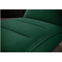 Chaise lounge chair Eltaco, Nube 35, velvet, dark green, H95x85x170cm