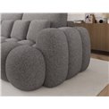 Sofa bed Elcotonn, sleeping function, Paolli 04, grey, H105x256x119cm