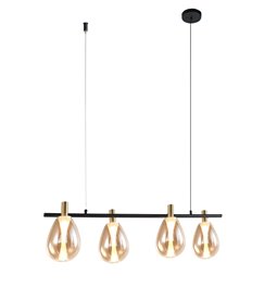 Rippvalgusti Rigonda amber P4, H120x25.1x120cm, LED 20W, 3000K, 2700lm