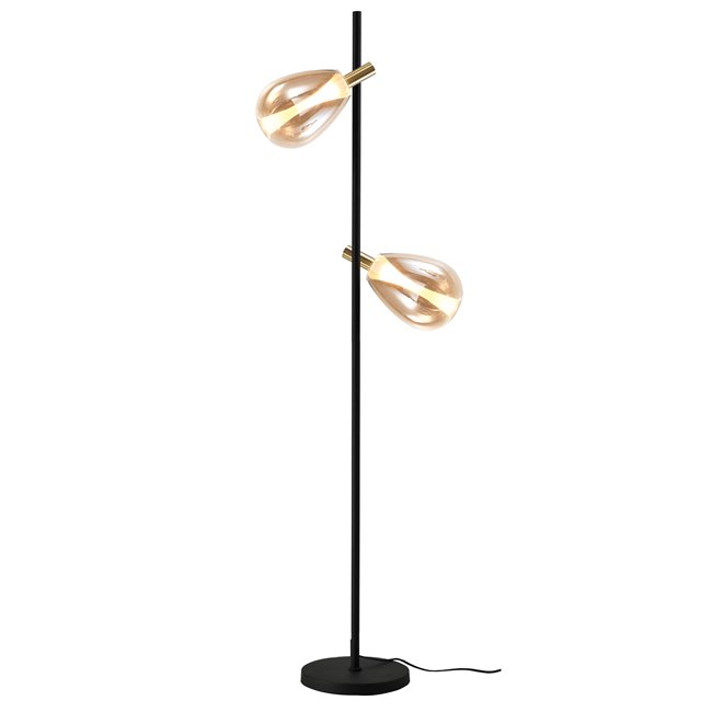 Põrandalamp Rigonda amber, H155x40x25cm, LED 10.8W, 3000K, 1450lm