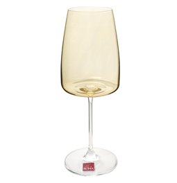 Veiniklaas Lord Citrine, kollane, 510ml, H23cm, D8.5cm