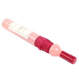 Vihmavari 90cm Rose wine bottle, roosa/punane, H31cm, D5cm