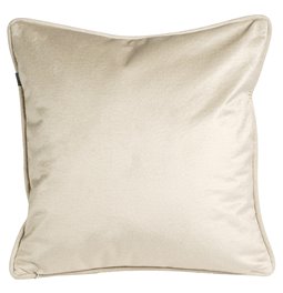Decorative pillowcase Monolith, cream color, with trim, 45x45cm