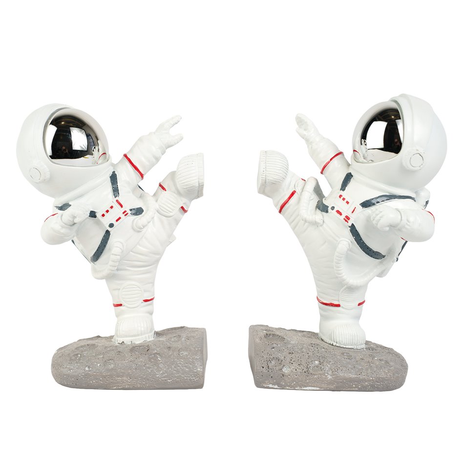 Raamatuhoidja Astronaut/Moon, komplekt, H19.5x9.5x24cm