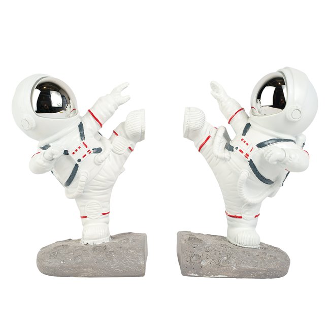 Raamatuhoidja Astronaut/Moon, komplekt, H19.5x9.5x24cm