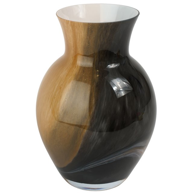 Vaas Draga, pruun, klaas, H26cm, D18.5cm