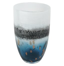 Vaas Oceano L, klaasist, H29cm, D16cm