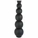Ваза Rotonda, черный, металл, H76cm, D20cm