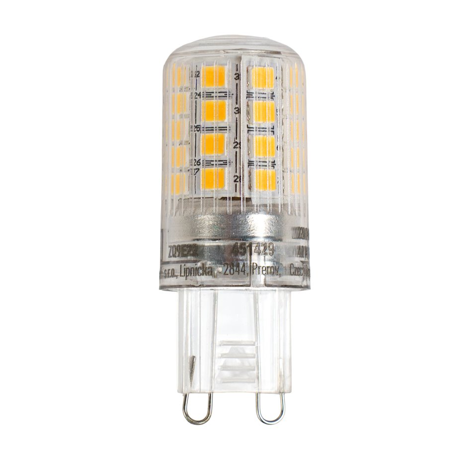 LED pirn soe valge, G9 4.2W, 470lm, 3000K, H6x2x5cm
