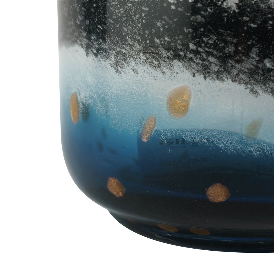 Vaas Oceano, klaasist, H18.5cm, D16cm
