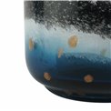 Vaas Oceano, klaasist, H18.5cm, D16cm