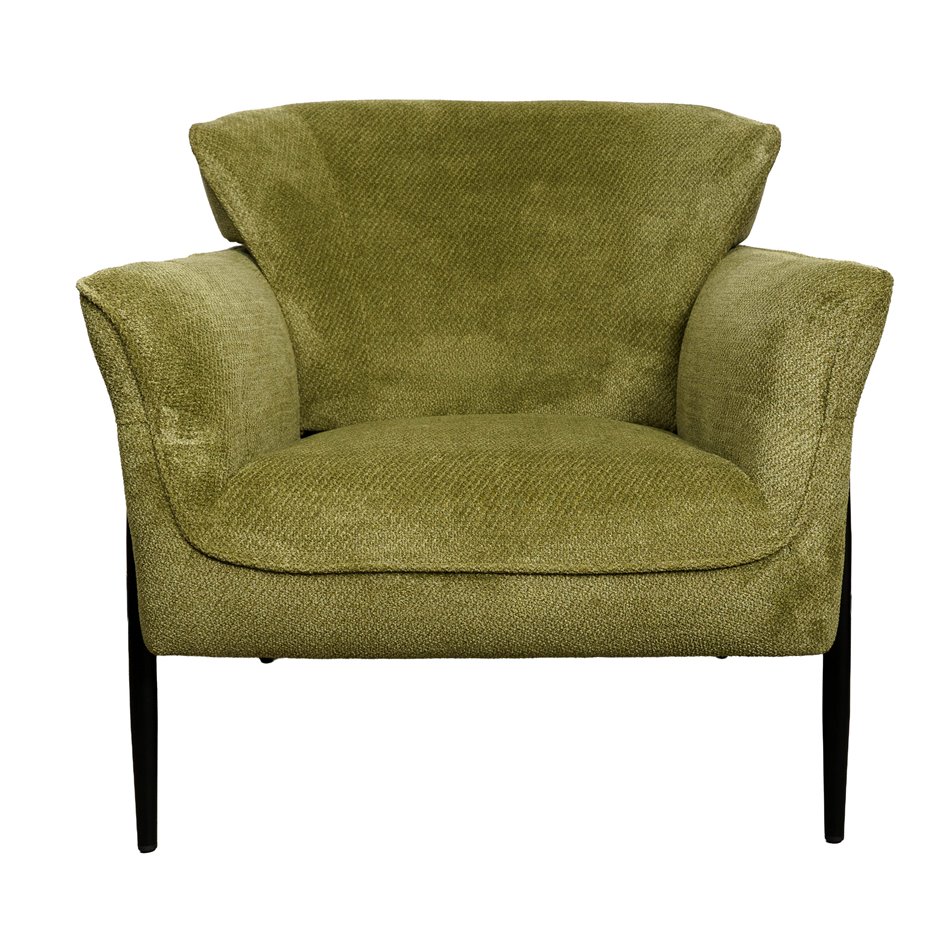 Armchair Dolni green, H83x81x83cm, seat height 44cm