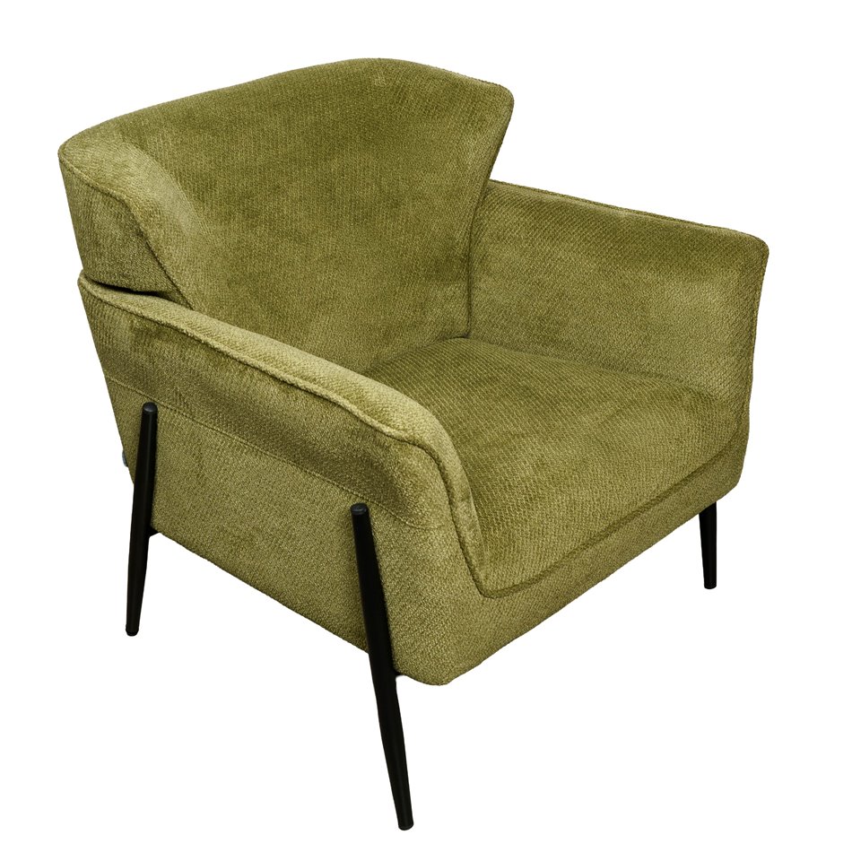 Armchair Dolni green, H83x81x83cm, seat height 44cm