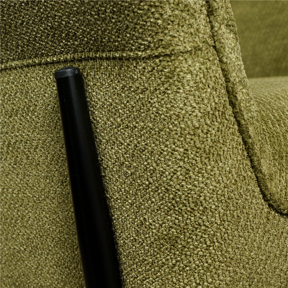 Armchair Dolni green, H83x81x83cm, seat height 44cm