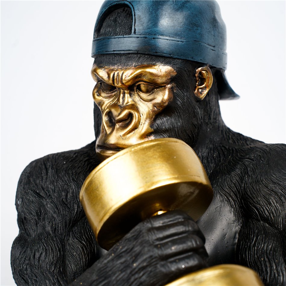 Dekoratiivne kuju Gorilla, H31x22x21cm