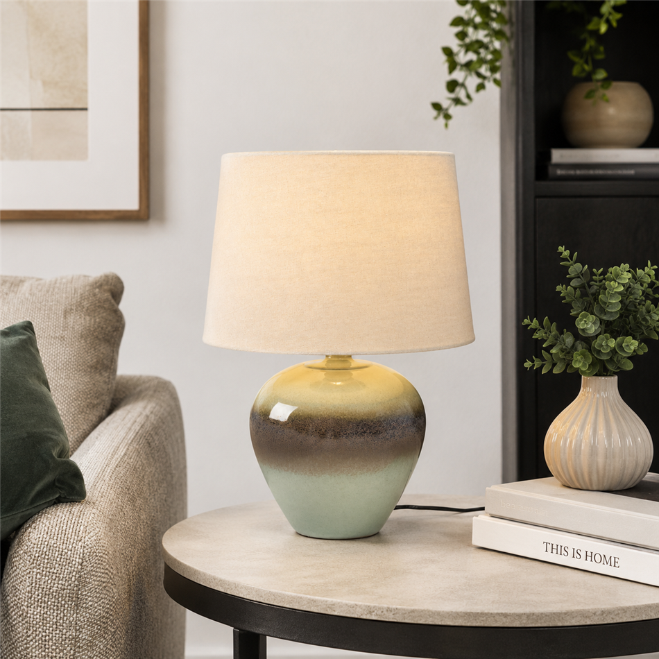 Table lamp Nava, H20cm, D20cm, E27 60W(MAX)