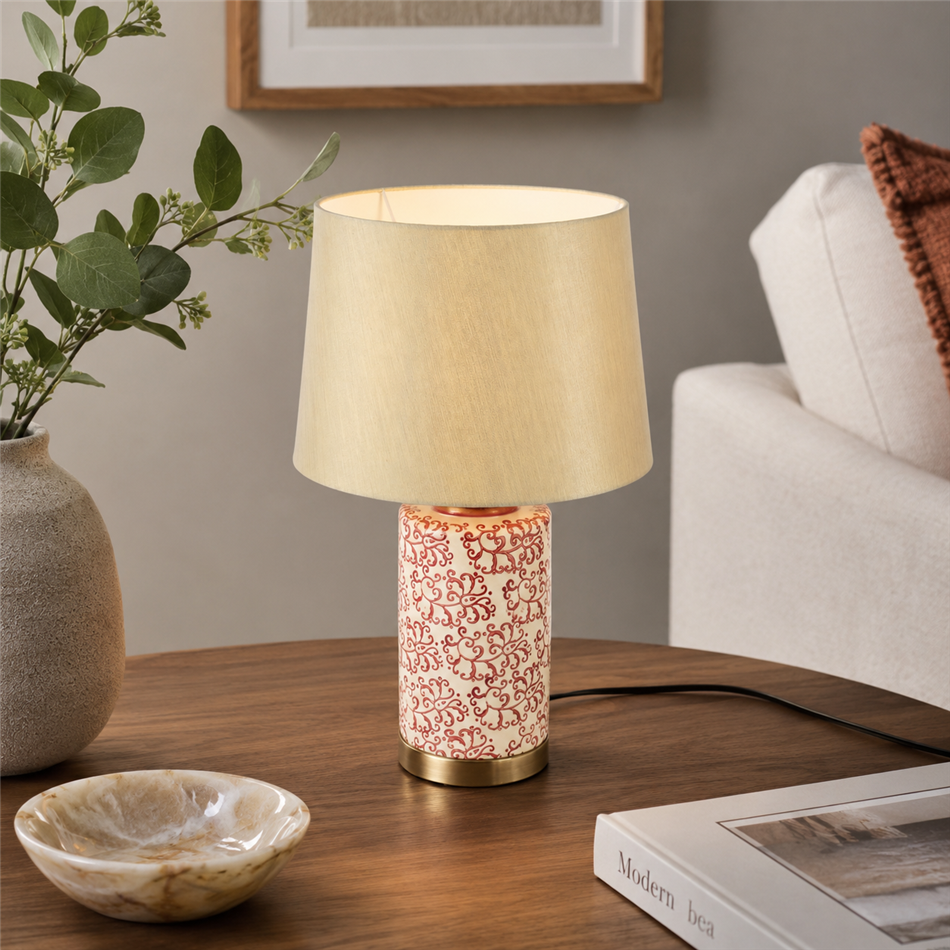 Table lamp Navally, H24cm, D15cm, E27 60W(MAX)