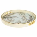 Decorative tray Fussio L, D39.2cm H4cm