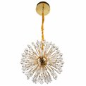 Rippvalgusti Jallais, läbipaistev/kuldne värv, D60cm, LED 128W, 3000K, 7040lm