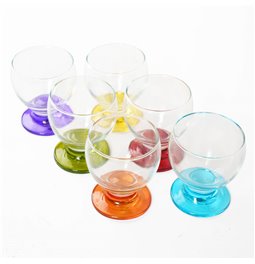 Veiniklaas Enric'eau, komplekt 6 tk., 280ml, H8.6cm, D7cm