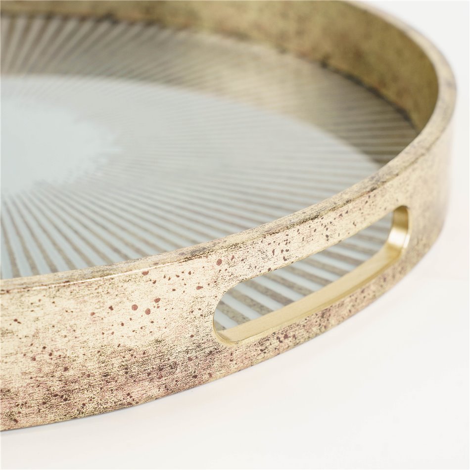 Decorative tray Fregner M, D36.7cm H4cm