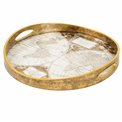 Decorative tray Fresneda L, D45cm H4.7cm