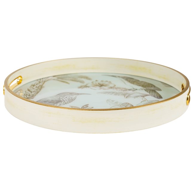 Decorative tray Fussio M, D34cm H4cm