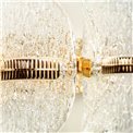Wall lamp Snarteno, transparent/gold color, H20x24cm, LED 30W, 3000K/4000K/6000K, 1890lm