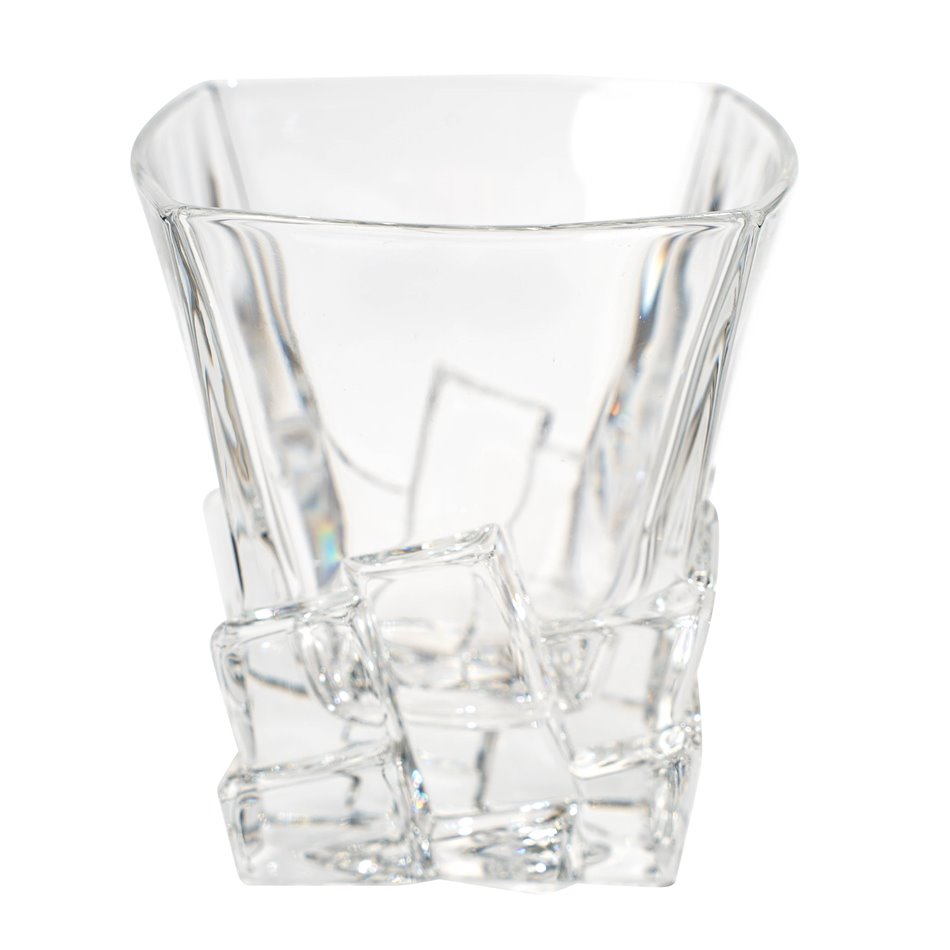 Kristallne viskiklaas Crack, 310ml, H10.2x9.28x9.28cm