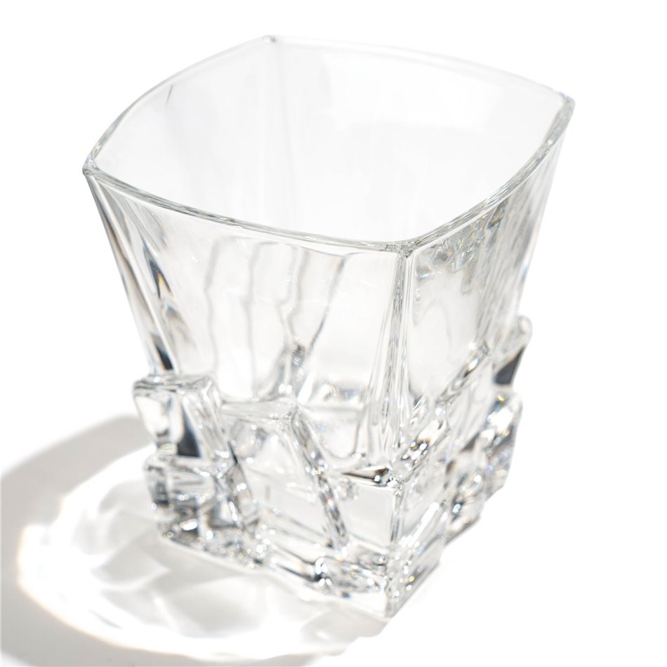 Kristallne viskiklaas Crack, 310ml, H10.2x9.28x9.28cm