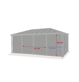 Sääsevõrk Labelize pergolale 3,6x6 m