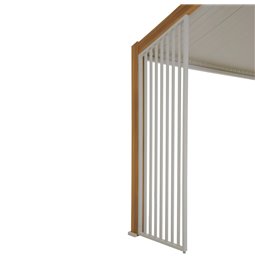 75 cm külgseinapaneel Laecozia pergolale, savivärvi, alumiinium