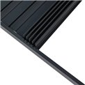 Aia varjualune/pergola Laevora 4x3m, käsitsi reguleeritavate katuselamellidega, alumiinium, grafiidivärvi
