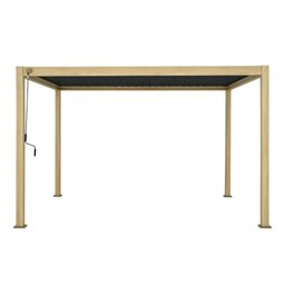 Aia varjualune/pergola Laevora 4x3m, alumiinium, meevärvi puiduimitatsiooniga
