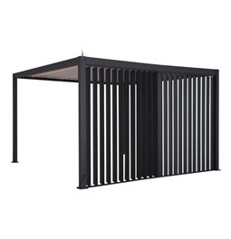 Vertikaalsed žaluusiid Laevora pergola 4 m küljele, grafiithall