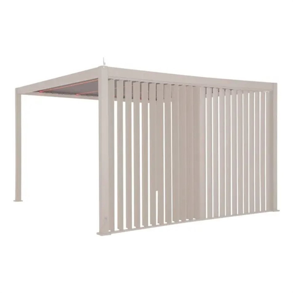 Vertikaalsed žaluusiid Laevora pergola 4 m küljele, savivärvi