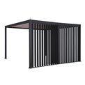 Vertikaalsed žaluusiid Laevora pergola 3 m küljele, grafiithall
