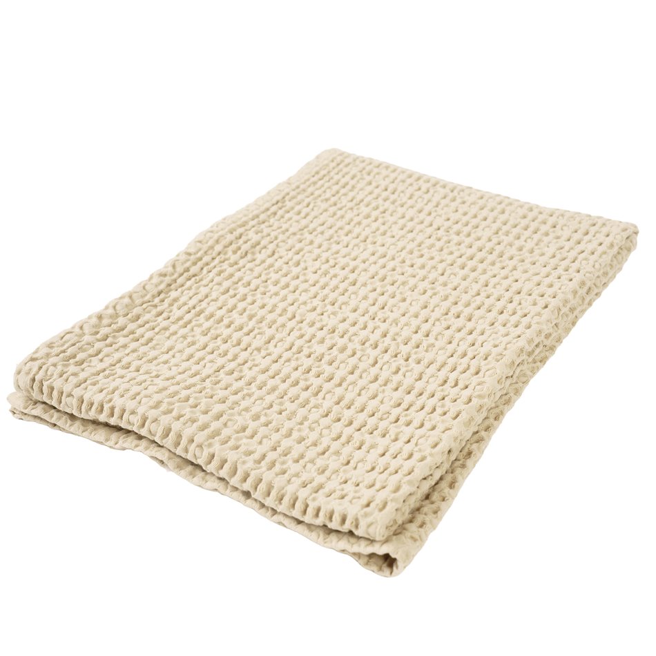 Хлопковое полотенце Honey comb, кремовый цвет, 50x100cm, 350g/m2