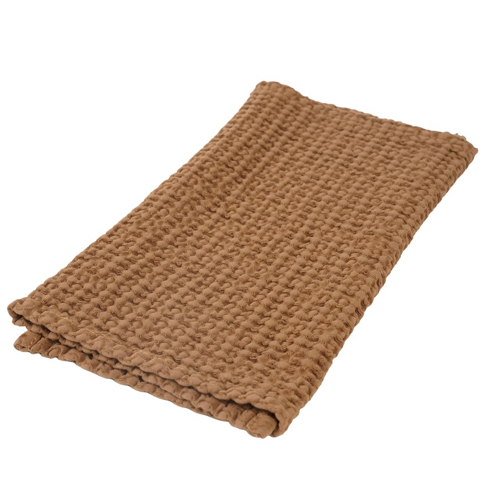 Хлопковое полотенце Honey comb, цвет мокко, 30x50cm, 350g/m2