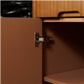Sideboard Raften 4, 4 doors/4 drawers, walnut veneer/MDF, H80x180x45cm