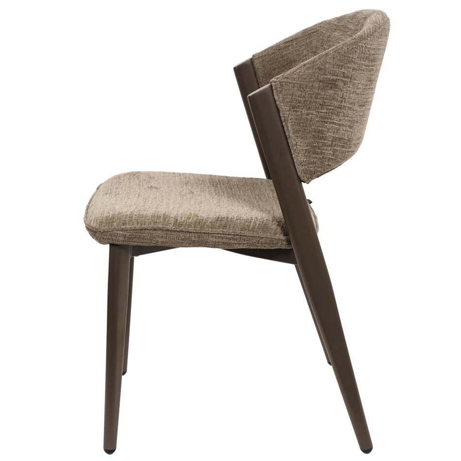 Söögitool Oliveri 8 mink, pruun/kohvivärv, H80.5x51x59cm, istumisosa kõrgus 45cm