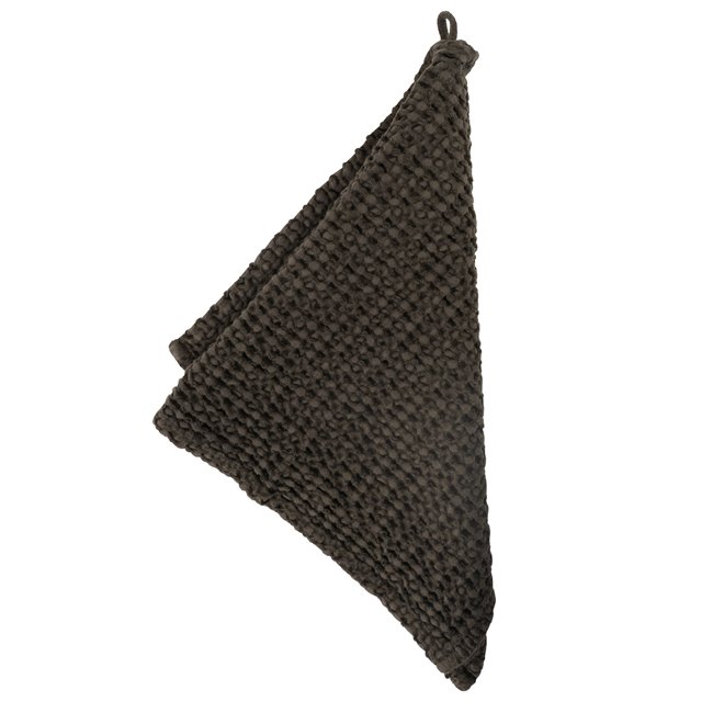Хлопковое полотенце Honey comb, антрацит, 30x50cm, 350g/m2
