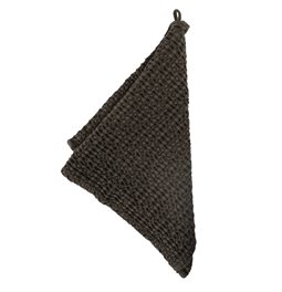 Хлопковое полотенце Honey comb, антрацит, 30x50cm, 350g/m2